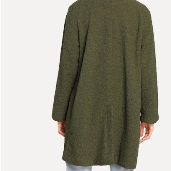 LAST ONE + HOST PICK🎉 Olive Green Teddy Coat - Picture 7 of 8